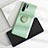 Ultra-thin Silicone Gel Soft Case Cover with Magnetic Finger Ring Stand T03 for Huawei P30 Pro New Edition