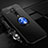 Ultra-thin Silicone Gel Soft Case Cover with Magnetic Finger Ring Stand T03 for OnePlus 7T Pro