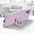 Ultra-thin Silicone Gel Soft Case Cover with Magnetic Finger Ring Stand T03 for Xiaomi Mi 11 5G