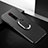 Ultra-thin Silicone Gel Soft Case Cover with Magnetic Finger Ring Stand T03 for Xiaomi Mi 9T Pro