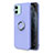 Ultra-thin Silicone Gel Soft Case Cover with Magnetic Finger Ring Stand T04 for Apple iPhone 11