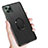 Ultra-thin Silicone Gel Soft Case Cover with Magnetic Finger Ring Stand T04 for Apple iPhone 11 Pro Max