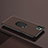Ultra-thin Silicone Gel Soft Case Cover with Magnetic Finger Ring Stand T04 for Apple iPhone 11 Pro Max Brown