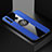 Ultra-thin Silicone Gel Soft Case Cover with Magnetic Finger Ring Stand T04 for Huawei Honor 20 Lite Blue