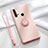 Ultra-thin Silicone Gel Soft Case Cover with Magnetic Finger Ring Stand T04 for Huawei Nova 5i