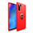 Ultra-thin Silicone Gel Soft Case Cover with Magnetic Finger Ring Stand T04 for Huawei P30 Pro Red
