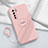 Ultra-thin Silicone Gel Soft Case Cover with Magnetic Finger Ring Stand T04 for Huawei P40 Lite 5G