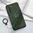 Ultra-thin Silicone Gel Soft Case Cover with Magnetic Finger Ring Stand T04 for Huawei P40 Lite 5G