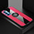 Ultra-thin Silicone Gel Soft Case Cover with Magnetic Finger Ring Stand T04 for Oppo Reno4 5G