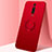 Ultra-thin Silicone Gel Soft Case Cover with Magnetic Finger Ring Stand T04 for Xiaomi Mi 9T Pro