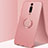 Ultra-thin Silicone Gel Soft Case Cover with Magnetic Finger Ring Stand T04 for Xiaomi Redmi K20 Pro