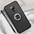 Ultra-thin Silicone Gel Soft Case Cover with Magnetic Finger Ring Stand T05 for Huawei Mate 20 X 5G