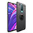 Ultra-thin Silicone Gel Soft Case Cover with Magnetic Finger Ring Stand T05 for Oppo R17 Pro Black