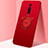 Ultra-thin Silicone Gel Soft Case Cover with Magnetic Finger Ring Stand T05 for Xiaomi Redmi K20