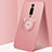 Ultra-thin Silicone Gel Soft Case Cover with Magnetic Finger Ring Stand T05 for Xiaomi Redmi K20 Pro