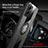 Ultra-thin Silicone Gel Soft Case Cover with Magnetic Finger Ring Stand X01L for OnePlus Nord N300 5G