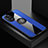 Ultra-thin Silicone Gel Soft Case Cover with Magnetic Finger Ring Stand X01L for Oppo A78 5G Blue
