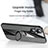 Ultra-thin Silicone Gel Soft Case Cover with Magnetic Finger Ring Stand X01L for Oppo F21s Pro 5G