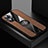 Ultra-thin Silicone Gel Soft Case Cover with Magnetic Finger Ring Stand X01L for Oppo F21s Pro 5G Brown