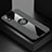 Ultra-thin Silicone Gel Soft Case Cover with Magnetic Finger Ring Stand X01L for Samsung Galaxy A01 Core Gray