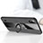 Ultra-thin Silicone Gel Soft Case Cover with Magnetic Finger Ring Stand X01L for Samsung Galaxy A10