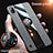 Ultra-thin Silicone Gel Soft Case Cover with Magnetic Finger Ring Stand X01L for Samsung Galaxy A10