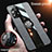 Ultra-thin Silicone Gel Soft Case Cover with Magnetic Finger Ring Stand X01L for Samsung Galaxy A52 4G