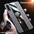 Ultra-thin Silicone Gel Soft Case Cover with Magnetic Finger Ring Stand X01L for Samsung Galaxy A70