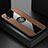 Ultra-thin Silicone Gel Soft Case Cover with Magnetic Finger Ring Stand X01L for Samsung Galaxy M01 Core