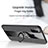 Ultra-thin Silicone Gel Soft Case Cover with Magnetic Finger Ring Stand X01L for Samsung Galaxy M21