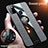Ultra-thin Silicone Gel Soft Case Cover with Magnetic Finger Ring Stand X01L for Samsung Galaxy M30s