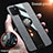 Ultra-thin Silicone Gel Soft Case Cover with Magnetic Finger Ring Stand X01L for Samsung Galaxy Note 10 Lite