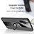 Ultra-thin Silicone Gel Soft Case Cover with Magnetic Finger Ring Stand X01L for Samsung Galaxy Note 10 Plus 5G