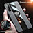 Ultra-thin Silicone Gel Soft Case Cover with Magnetic Finger Ring Stand X01L for Samsung Galaxy Note 10 Plus 5G