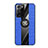 Ultra-thin Silicone Gel Soft Case Cover with Magnetic Finger Ring Stand X01L for Samsung Galaxy Note 20 Ultra 5G