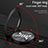 Ultra-thin Silicone Gel Soft Case Cover with Magnetic Finger Ring Stand X01L for Samsung Galaxy S20 FE 5G