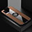 Ultra-thin Silicone Gel Soft Case Cover with Magnetic Finger Ring Stand X01L for Vivo V20