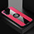Ultra-thin Silicone Gel Soft Case Cover with Magnetic Finger Ring Stand X01L for Vivo Y11s