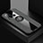 Ultra-thin Silicone Gel Soft Case Cover with Magnetic Finger Ring Stand X01L for Vivo Y50