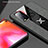 Ultra-thin Silicone Gel Soft Case Cover with Magnetic Finger Ring Stand X01L for Vivo Y50