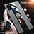 Ultra-thin Silicone Gel Soft Case Cover with Magnetic Finger Ring Stand X02L for Samsung Galaxy A21s