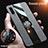 Ultra-thin Silicone Gel Soft Case Cover with Magnetic Finger Ring Stand X02L for Samsung Galaxy A50S
