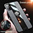 Ultra-thin Silicone Gel Soft Case Cover with Magnetic Finger Ring Stand X02L for Samsung Galaxy M31s
