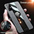 Ultra-thin Silicone Gel Soft Case Cover with Magnetic Finger Ring Stand X02L for Samsung Galaxy M40S