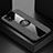 Ultra-thin Silicone Gel Soft Case Cover with Magnetic Finger Ring Stand X02L for Samsung Galaxy M51