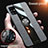 Ultra-thin Silicone Gel Soft Case Cover with Magnetic Finger Ring Stand X02L for Samsung Galaxy M51