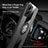Ultra-thin Silicone Gel Soft Case Cover with Magnetic Finger Ring Stand X03L for OnePlus Nord N300 5G
