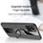 Ultra-thin Silicone Gel Soft Case Cover with Magnetic Finger Ring Stand X03L for OnePlus Nord N300 5G