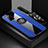 Ultra-thin Silicone Gel Soft Case Cover with Magnetic Finger Ring Stand X03L for Samsung Galaxy S20