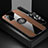 Ultra-thin Silicone Gel Soft Case Cover with Magnetic Finger Ring Stand X03L for Samsung Galaxy S20